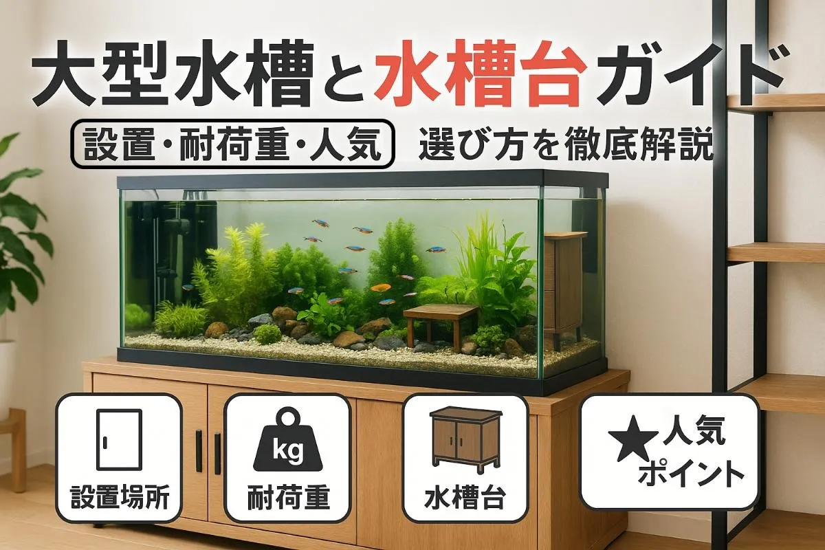 大型水槽と水槽台の選び方と設置・耐荷重・人気の徹底ガイド